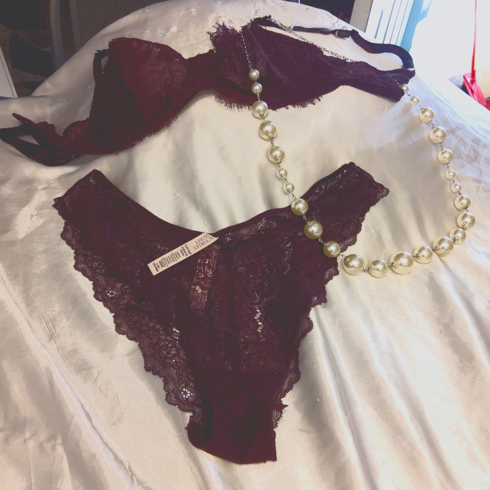 🍒SEXXXY LINGERIE /LACE Panty & Bra